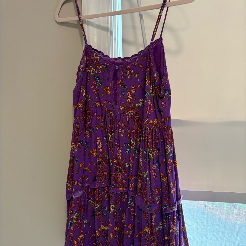Urban Outfitters Purple Floral Mini Dress